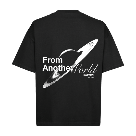 From Another World Negro - trasera