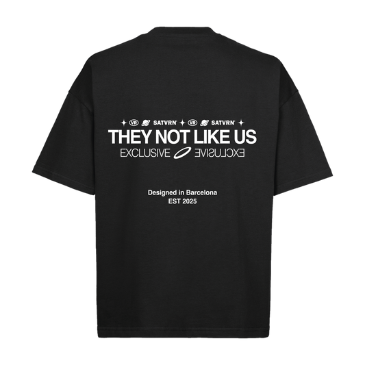 They Not Like Us Negro - trasera