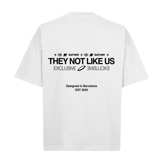 They Not Like Us Blanco - trasera